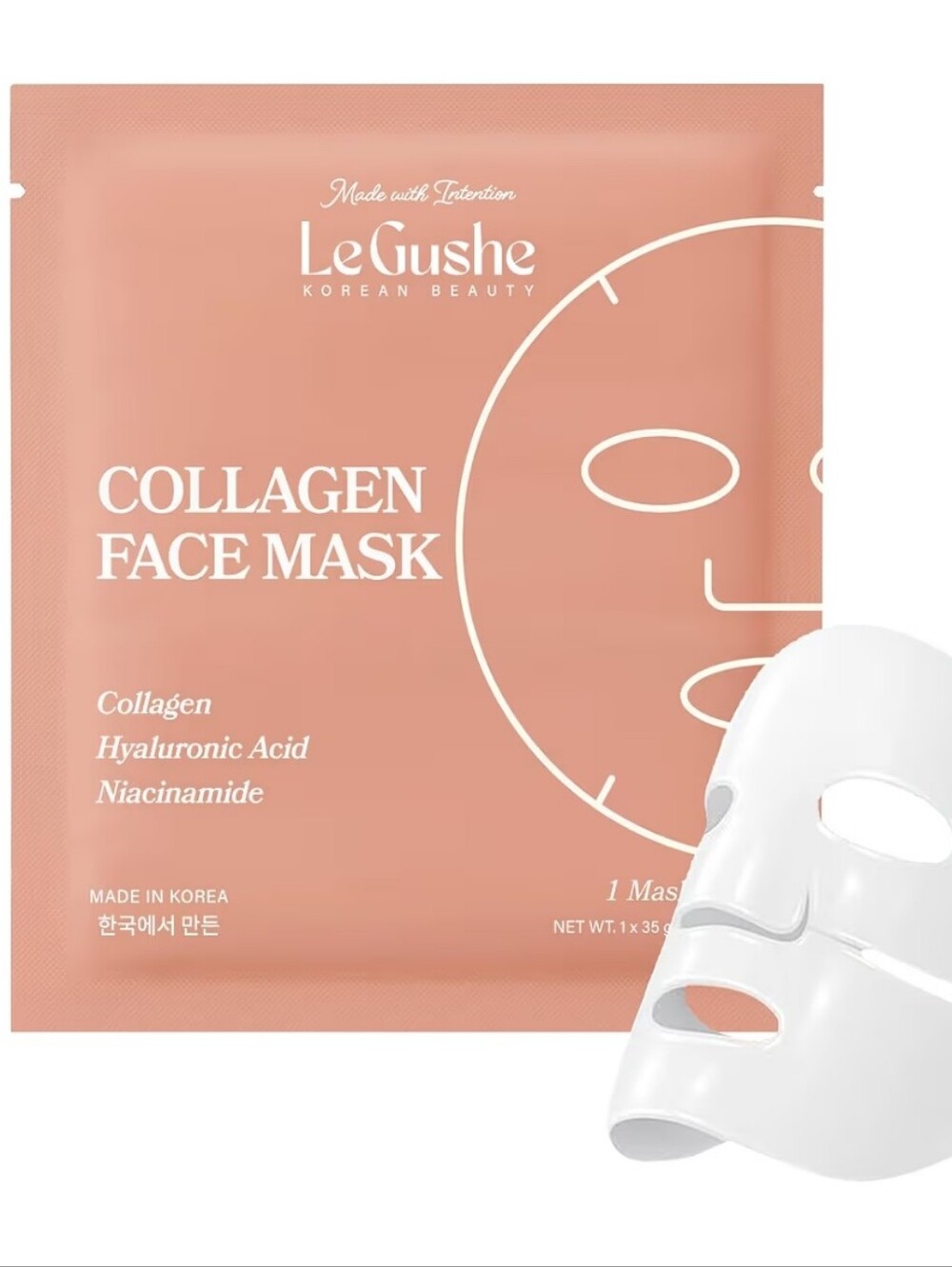Hydrogel Face Masks with Collagen